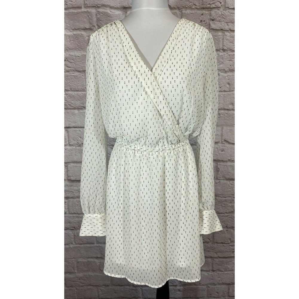 Urban Outfitters Coincidence Chance S Arrow Pattern Long Sleeve Mini Dress